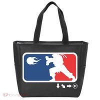 Fighters Video Game League Player Logo Tote Bag thumb 0