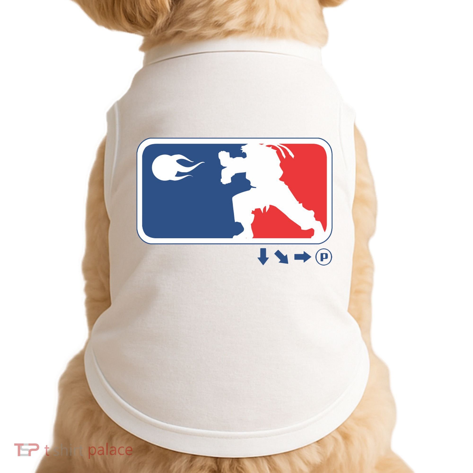 Fighters Video Game League Player Logo Doggie Tank