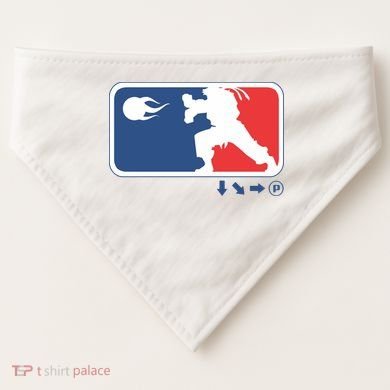 Fighters Video Game League Player Logo USA-Made Doggie Bandana