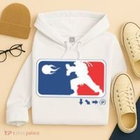 Fighters Video Game League Player Logo Hoodie thumb 4