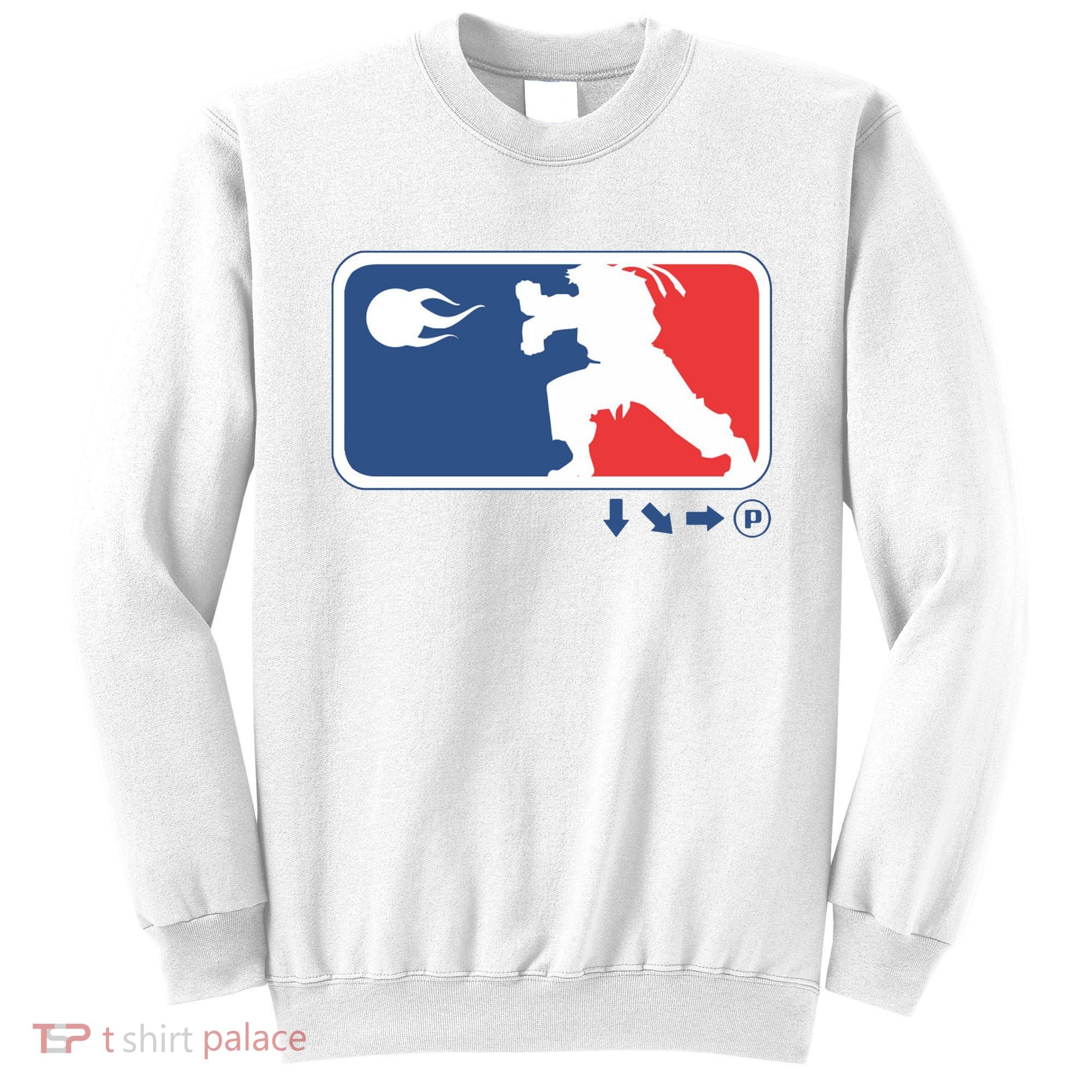 Fighters Video Game League Player Logo Sweatshirt