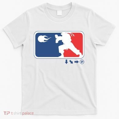 Fighters Video Game League Player Logo T-Shirt