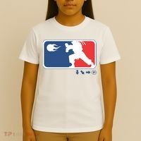 Fighters Video Game League Player Logo T-Shirt thumb 4