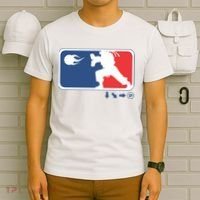 Fighters Video Game League Player Logo T-Shirt thumb 6
