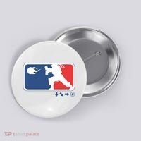 Fighters Video Game League Player Logo Button thumb 0