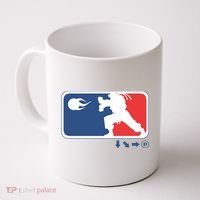 Fighters Video Game League Player Logo Coffee Mug thumb 0