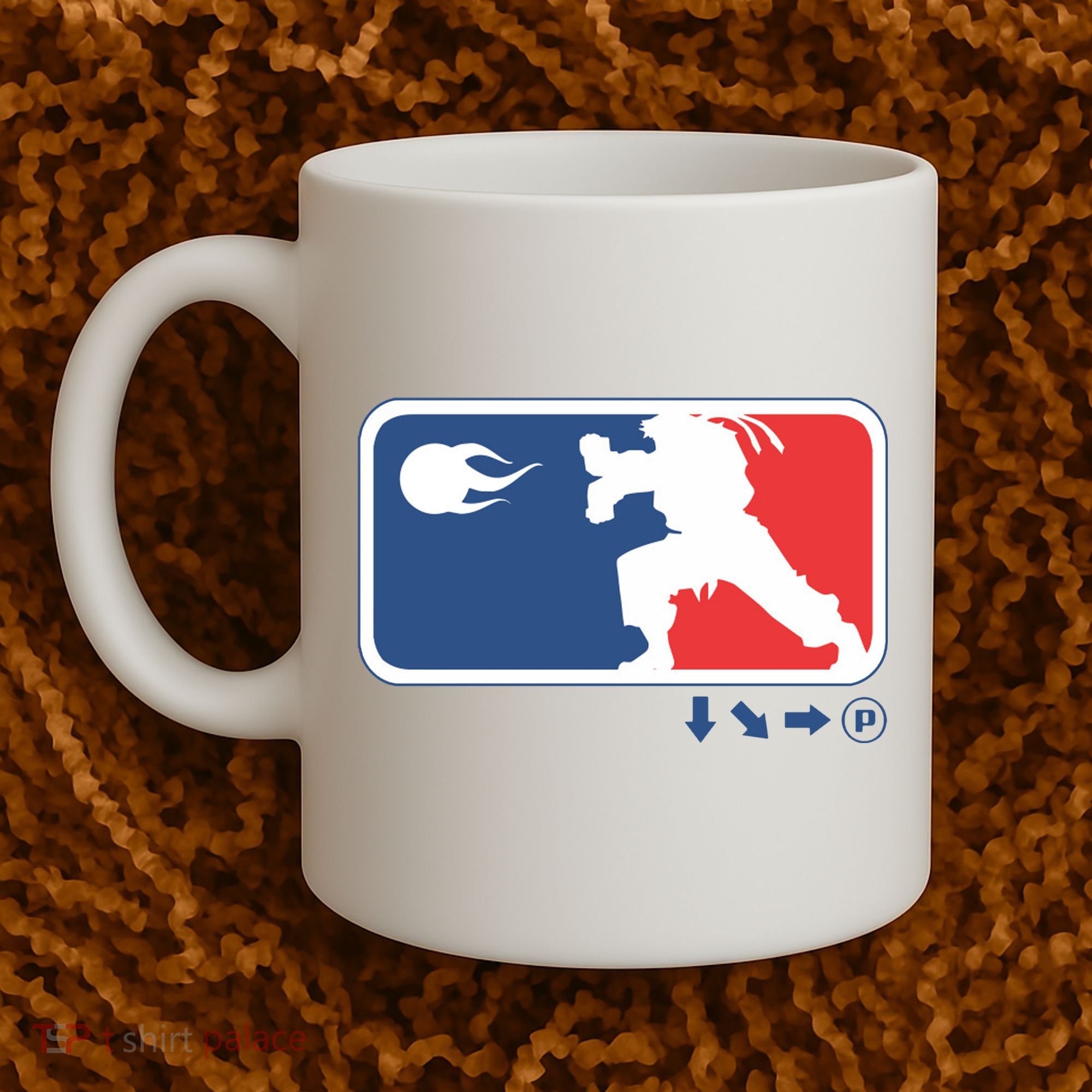 Fighters Video Game League Player Logo Coffee Mug