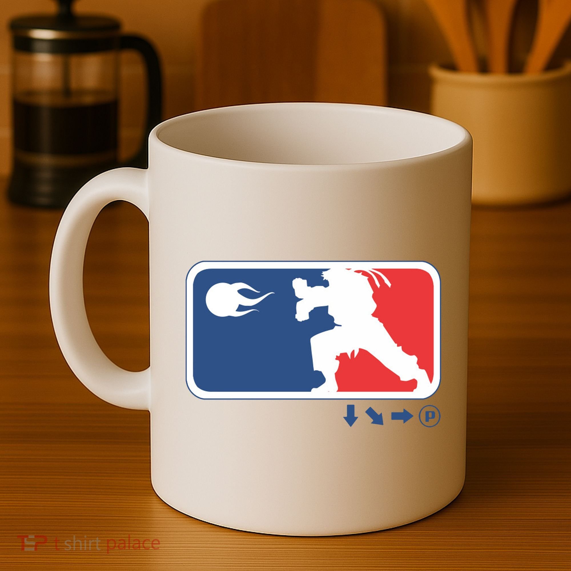 Fighters Video Game League Player Logo Coffee Mug