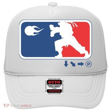 Fighters Video Game League Player Logo Hat