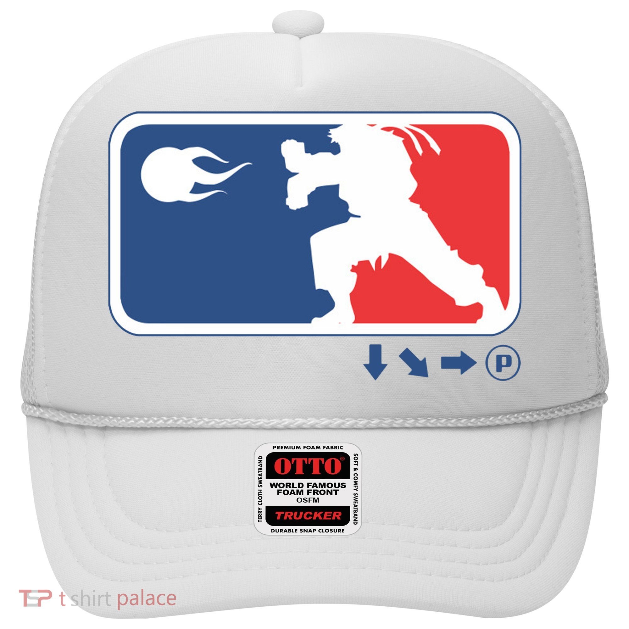 Fighters Video Game League Player Logo Hat