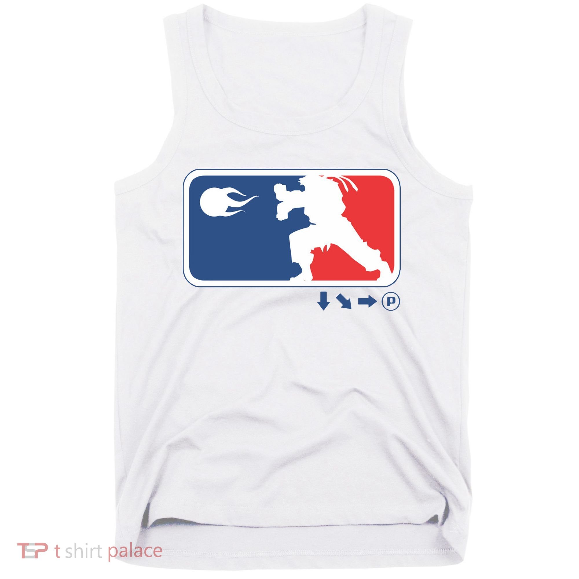 Fighters Video Game League Player Logo Tank Top