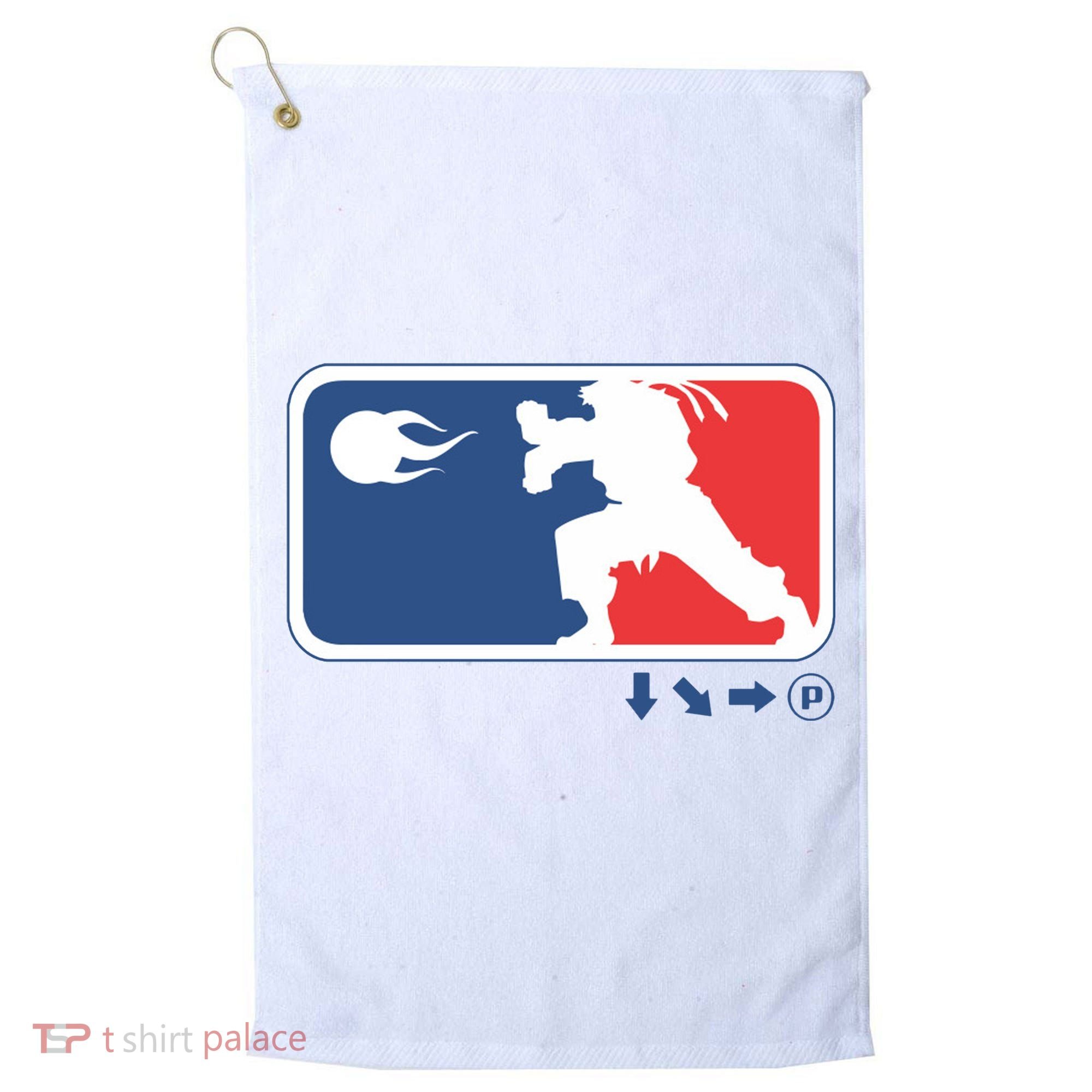 Fighters Video Game League Player Logo Golf Towel