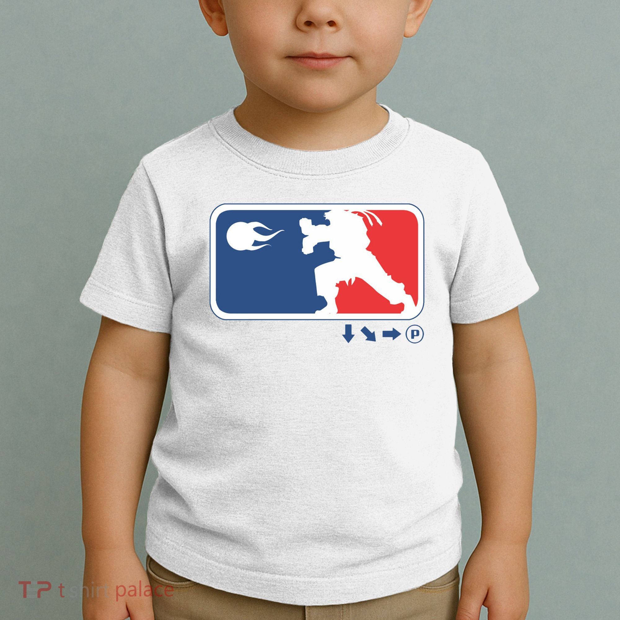 Fighters Video Game League Player Logo Toddler T-Shirt