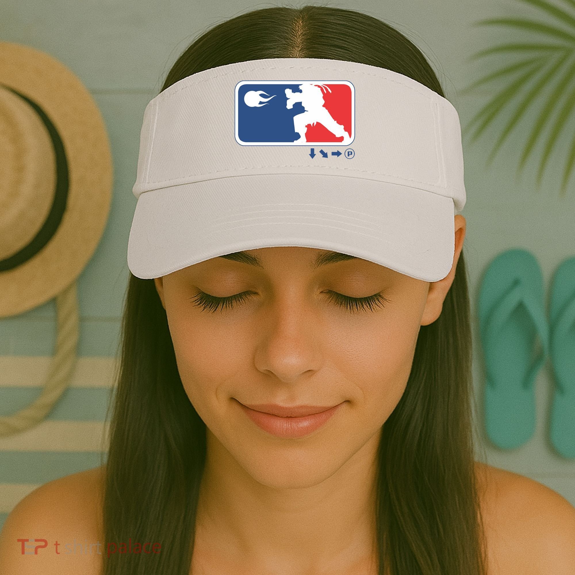 Fighters Video Game League Player Logo Visor