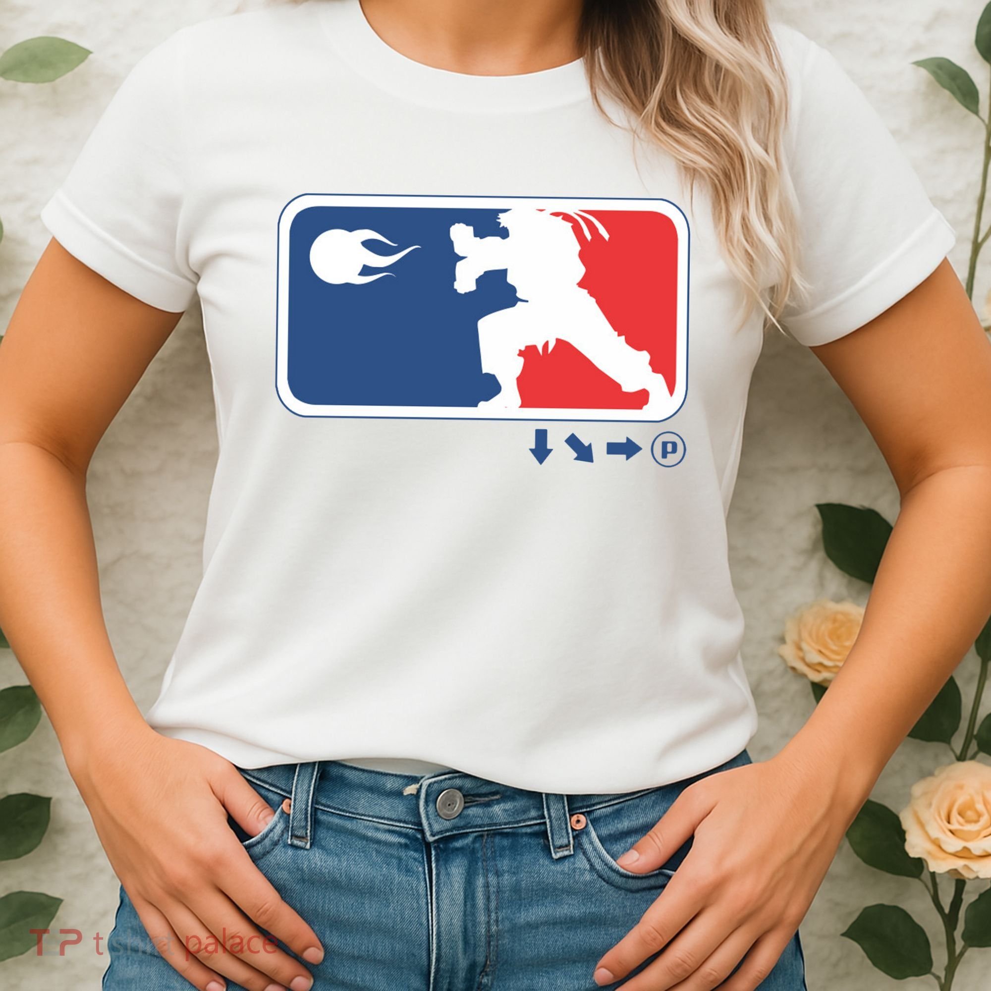 Fighters Video Game League Player Logo Women's T-Shirt
