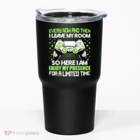 Funny Video Games Every Now And Then I Leave My Room Gaming Tumbler thumb 0