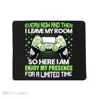 Funny Video Games Every Now And Then I Leave My Room Gaming Mousepad thumb 0