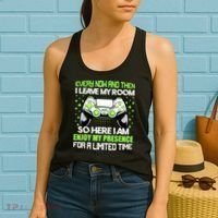 Funny Video Games Every Now And Then I Leave My Room Gaming Women's Tank Top thumb 2