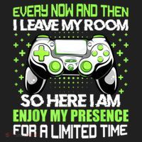 Funny Video Games Every Now And Then I Leave My Room Gaming Hat thumb 2