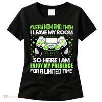 Funny Video Games Every Now And Then I Leave My Room Gaming Women's T-Shirt thumb 0