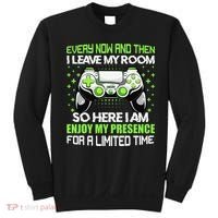 Funny Video Games Every Now And Then I Leave My Room Gaming  Sweatshirt thumb 0