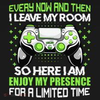 Funny Video Games Every Now And Then I Leave My Room Gaming  Women's Hoodie thumb 2