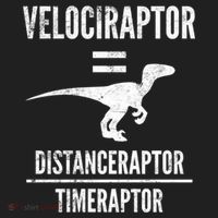 Funny Velociraptor Gift With Science Pun Dad Joke Physics Tumbler thumb 3