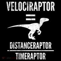 Funny Velociraptor Gift With Science Pun Dad Joke Physics Toddler Hoodie thumb 2