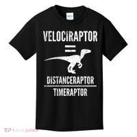 Funny Velociraptor Gift With Science Pun Dad Joke Physics Kids T-Shirt thumb 0