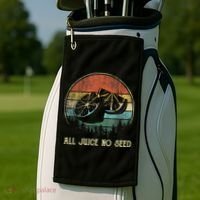 Funny Vasectomy Gifts For Men All Juice No Seed Golf Towel thumb 2