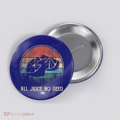 Funny Vasectomy Gifts For Men All Juice No Seed Button