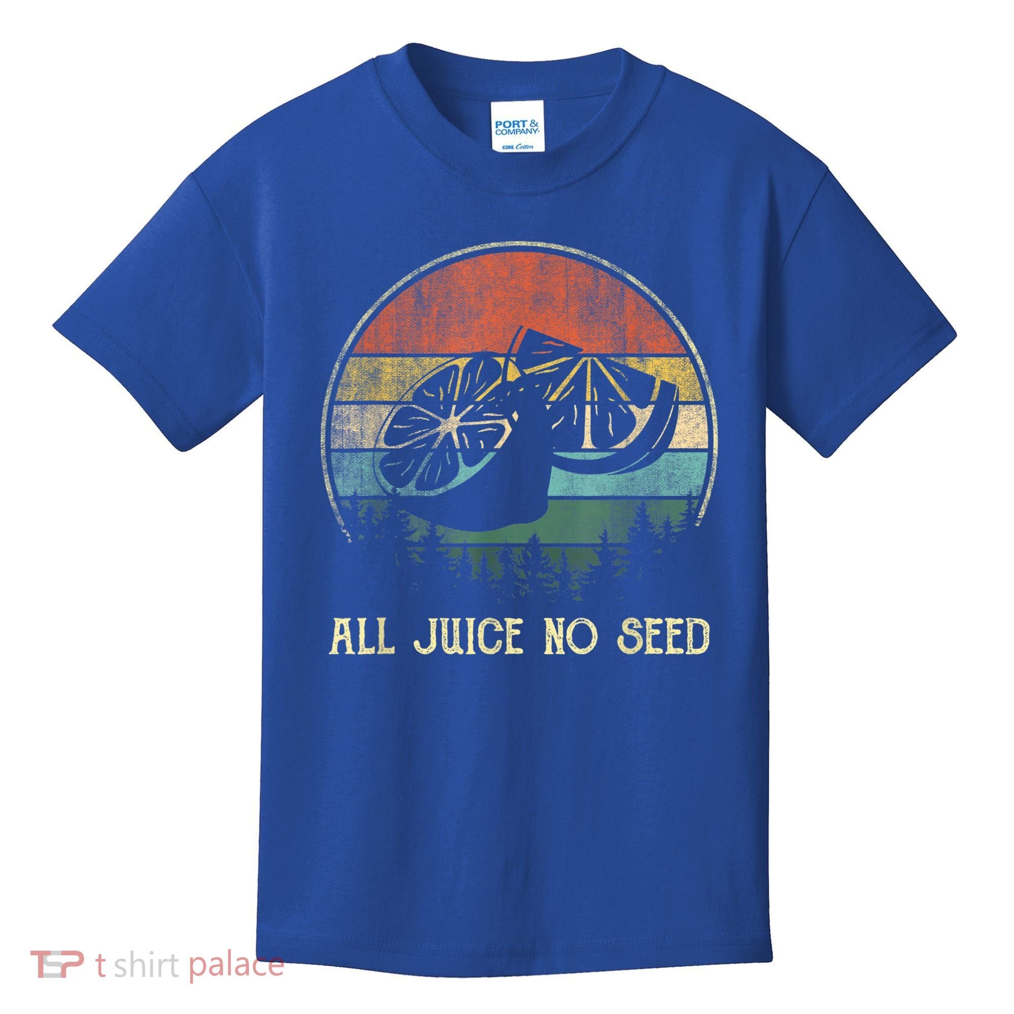 Funny Vasectomy Gifts For Men All Juice No Seed Kids T-Shirt