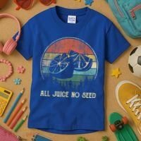 Funny Vasectomy Gifts For Men All Juice No Seed Kids T-Shirt thumb 3