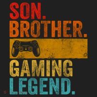Funny Video Gamer Son Brother Gaming Legend Gift Beanie thumb 2