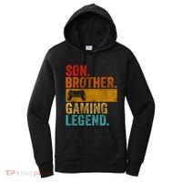 Funny Video Gamer Son Brother Gaming Legend Gift Women's Hoodie thumb 0