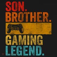 Funny Video Gamer Son Brother Gaming Legend Gift Women's Hoodie thumb 2