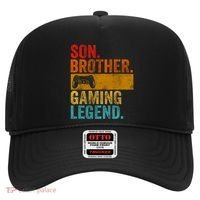 Funny Video Gamer Son Brother Gaming Legend Gift Hat thumb 0