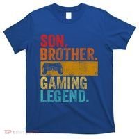 Funny Video Gamer Son Brother Gaming Legend Gift T-Shirt thumb 0