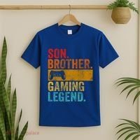Funny Video Gamer Son Brother Gaming Legend Gift T-Shirt thumb 2