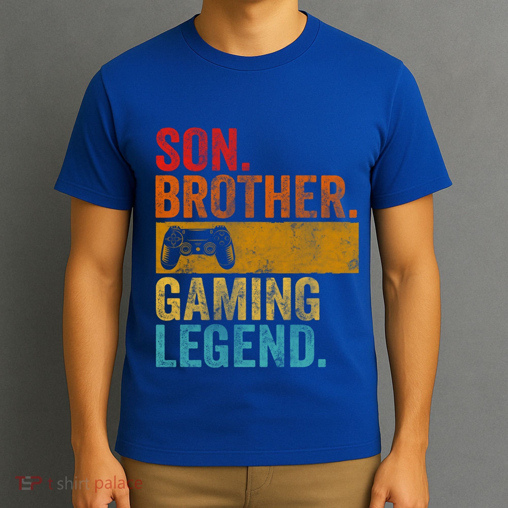 Funny Video Gamer Son Brother Gaming Legend Gift T-Shirt