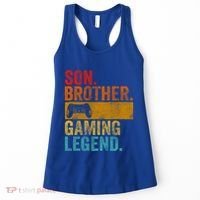 Funny Video Gamer Son Brother Gaming Legend Gift Women's Tank Top thumb 0