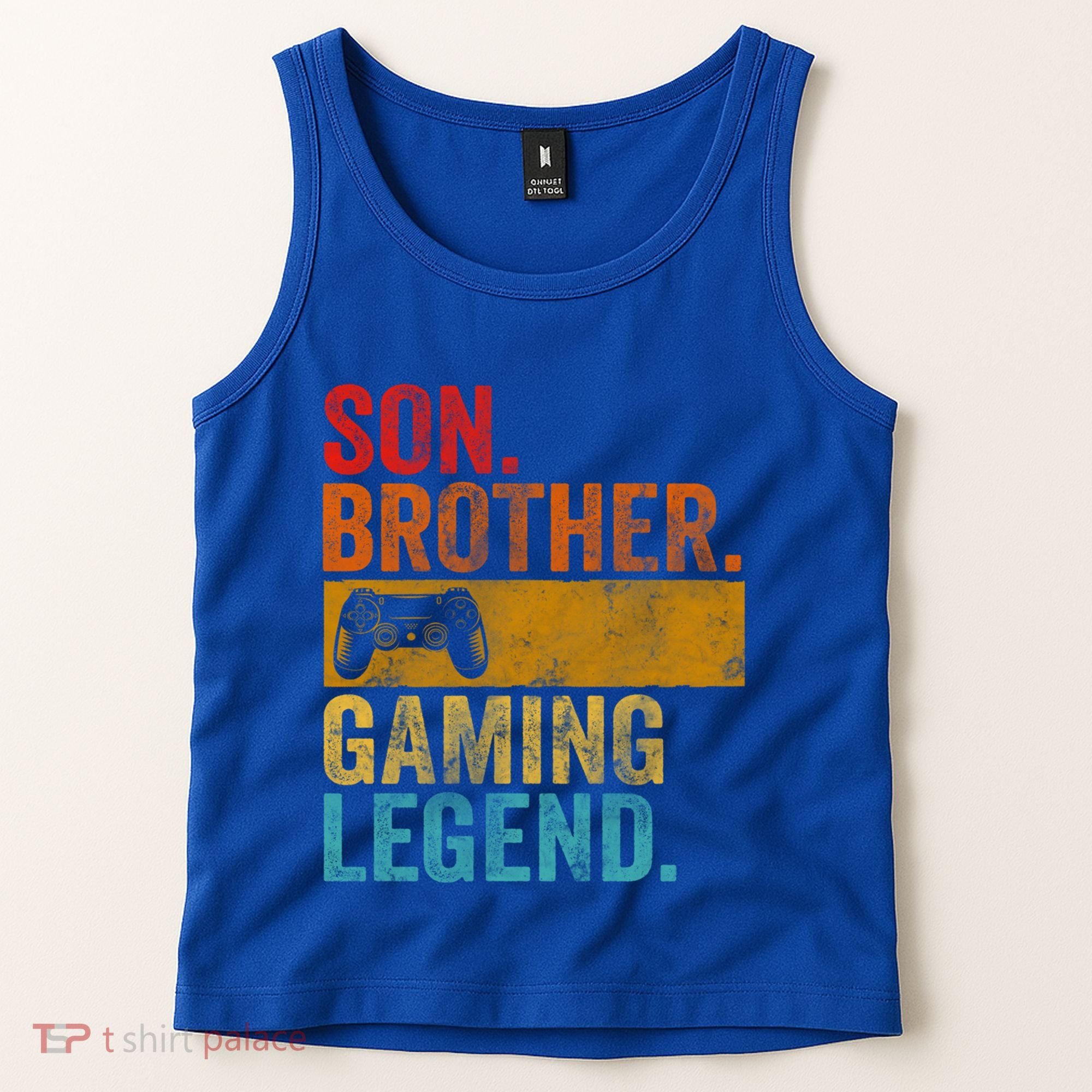 Funny Video Gamer Son Brother Gaming Legend Gift Tank Top