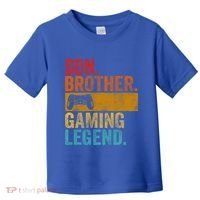 Funny Video Gamer Son Brother Gaming Legend Gift Toddler T-Shirt thumb 0