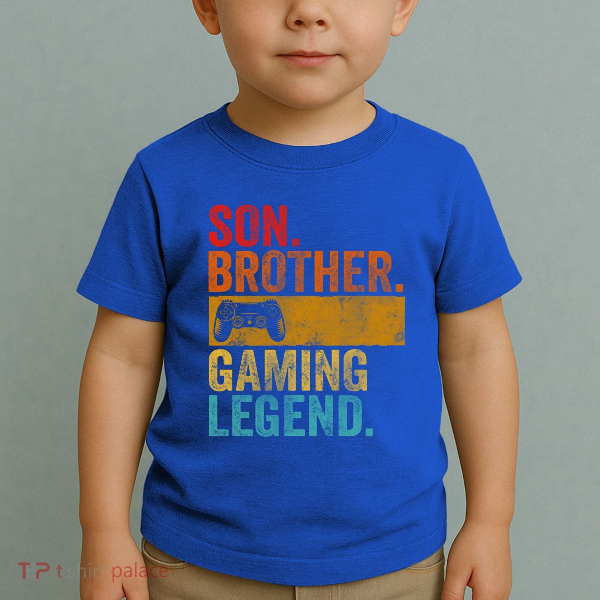 Funny Video Gamer Son Brother Gaming Legend Gift Toddler T-Shirt