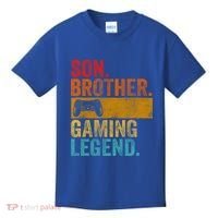 Funny Video Gamer Son Brother Gaming Legend Gift Kids T-Shirt thumb 0