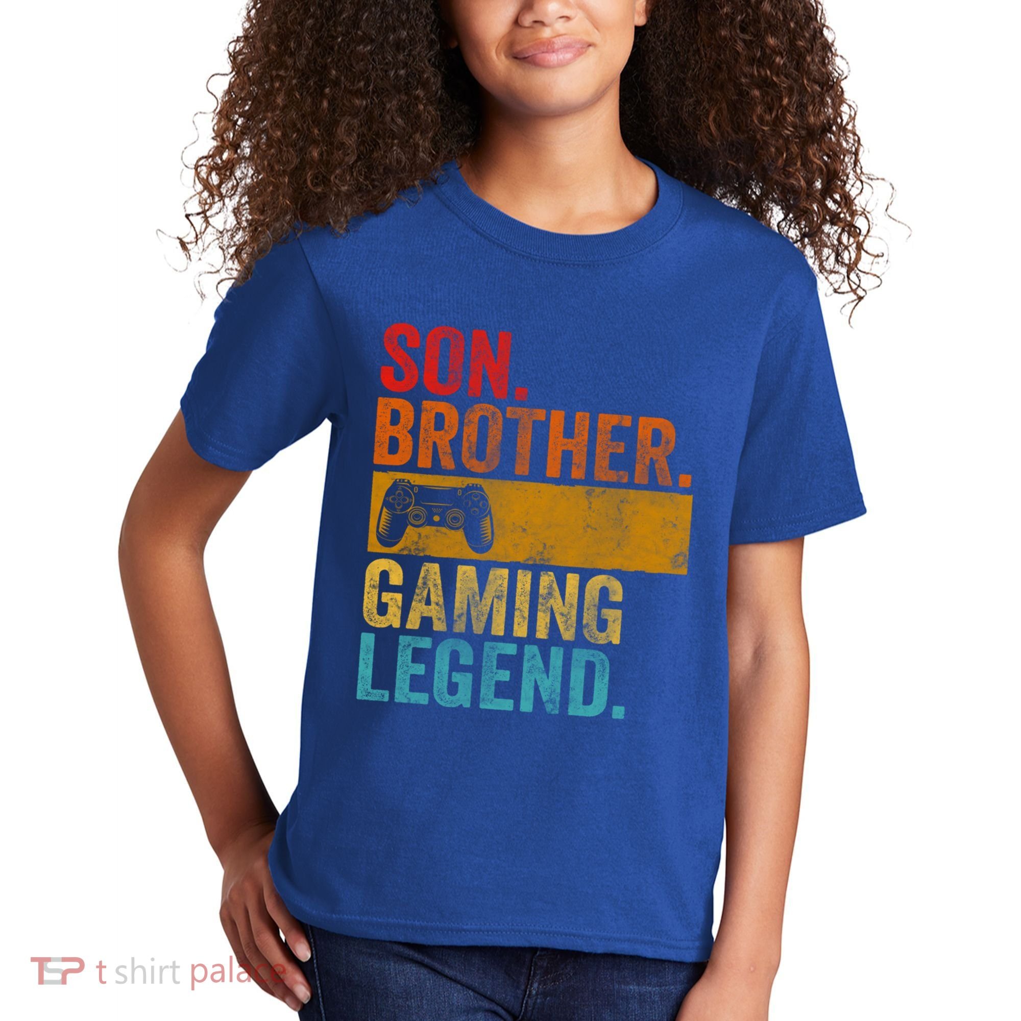 Funny Video Gamer Son Brother Gaming Legend Gift Kids T-Shirt