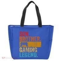 Funny Video Gamer Son Brother Gaming Legend Gift Tote Bag thumb 0