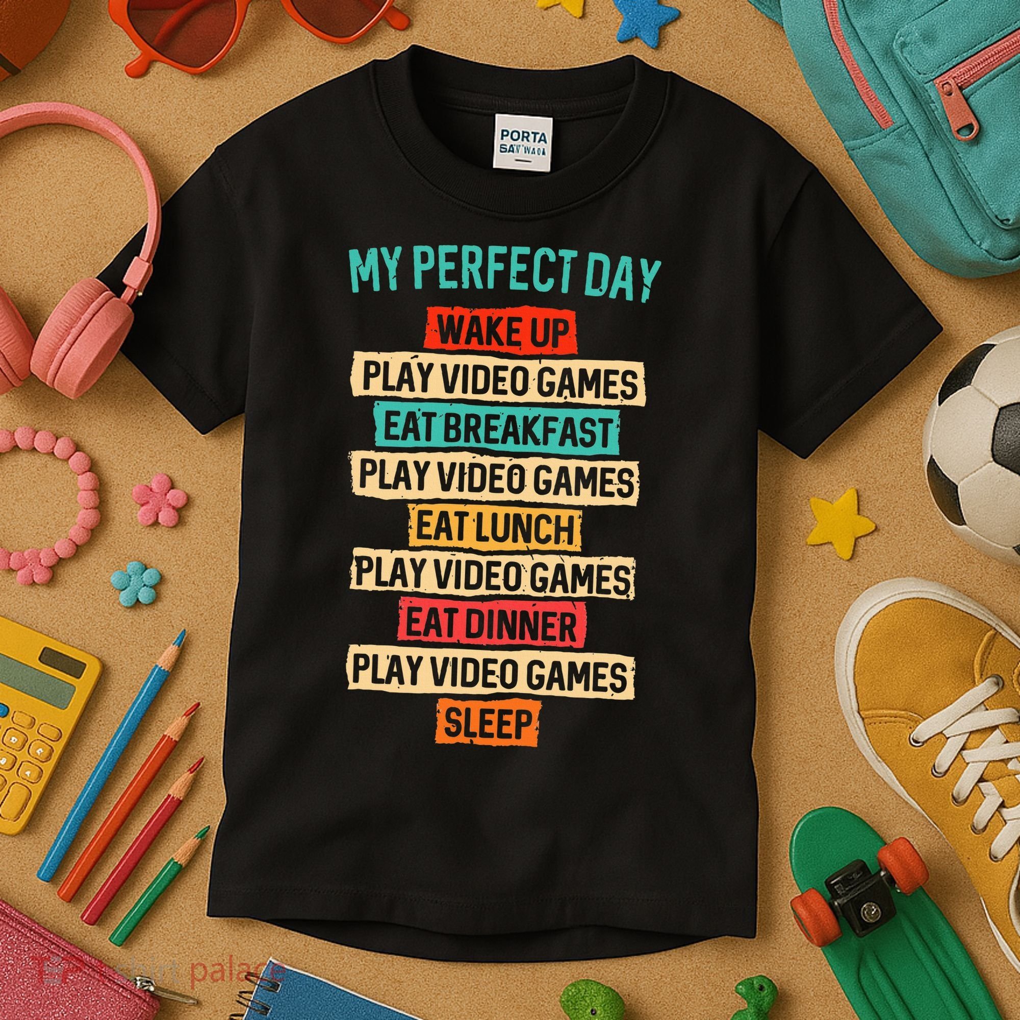 Funny Video Gaming Kids T-Shirt
