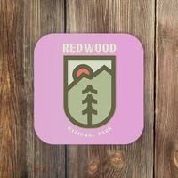 Family Vacation Gift Redwood National Park Coaster thumb 0
