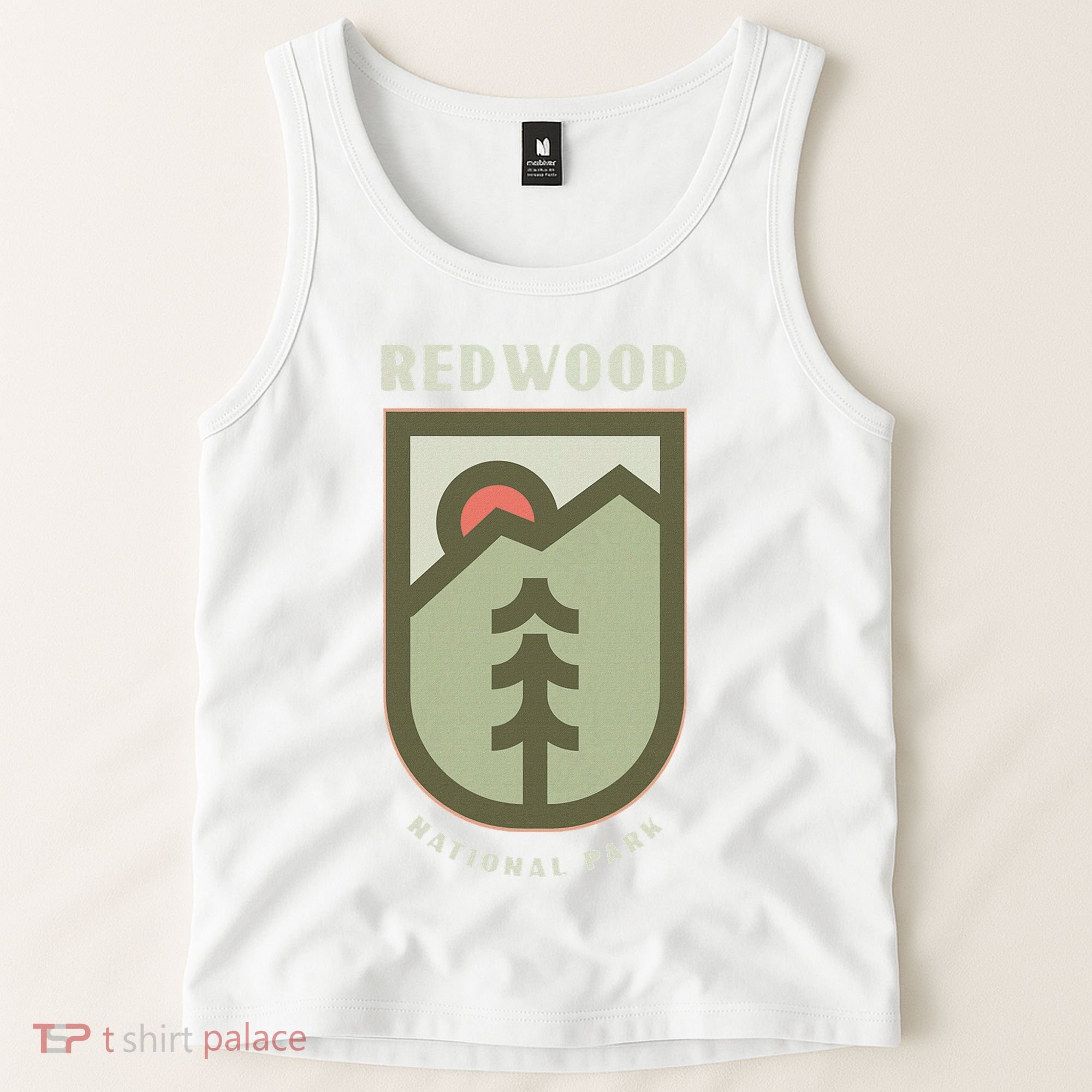 Family Vacation Gift Redwood National Park Tank Top